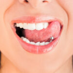 tongue-teeth rubbing for oral health