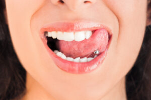 tongue-teeth rubbing for oral health