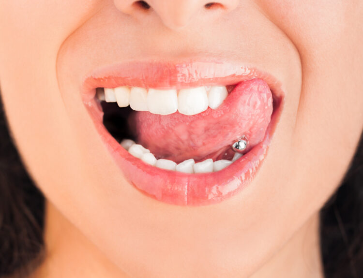 tongue-teeth rubbing for oral health